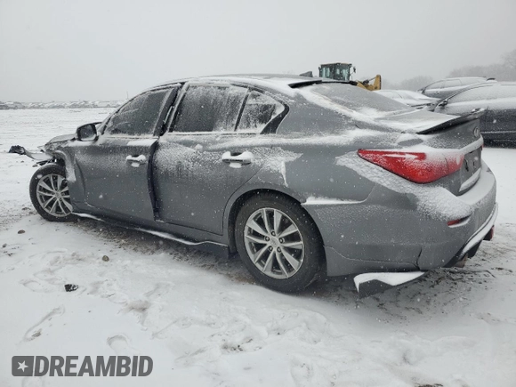 2014 Infiniti Q50 Premium with VIN JN1BV7AR5EM693165, listed as a Copart auction lot 44859235 with 0 mi miles and Salvage Title. Bid and sale history available at carsss.com. Image 2.