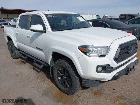 2023 Toyota Tacoma 2WD SR5 with VIN 3TMAZ5CN9PM197790, listed as a IAAI auction lot 41933665 with 47,660 mi miles. Bid and sale history available at carsss.com. Image 1.