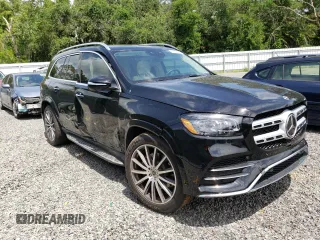 2023 Mercedes-Benz GLS with VIN 4JGFF5KE8PA904502, listed as a Copart auction lot 61373143 with 12,653 mi miles. Bid and sale history available at carsss.com. Image 4.