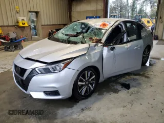 2021 Nissan Versa SV with VIN 3N1CN8EV0ML893333, listed as a Copart auction lot 52857015 with 63,290 mi miles and Salvage title. Bid and sale history available at DreamBid. Image 1.