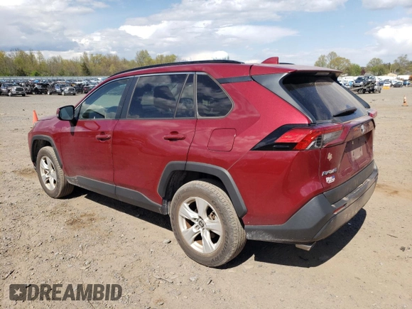 2019 Toyota RAV4 with VIN NJ1457E, listed as a Copart auction lot 50837324 with 44,266 mi miles and Salvage title. Bid and sale history available at DreamBid. Image 2.