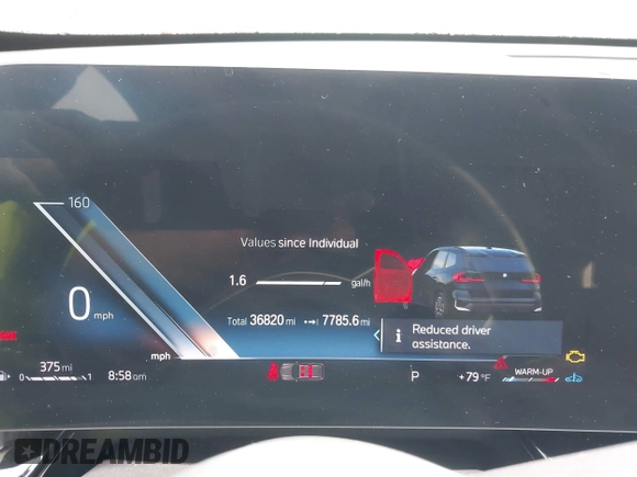 2023 BMW X1 xDrive28i with VIN WBX73EF04P5W37659, listed as a IAAI auction lot 42167511 with 36,820 mi miles and . Bid and sale history available at DreamBid. Image 7.