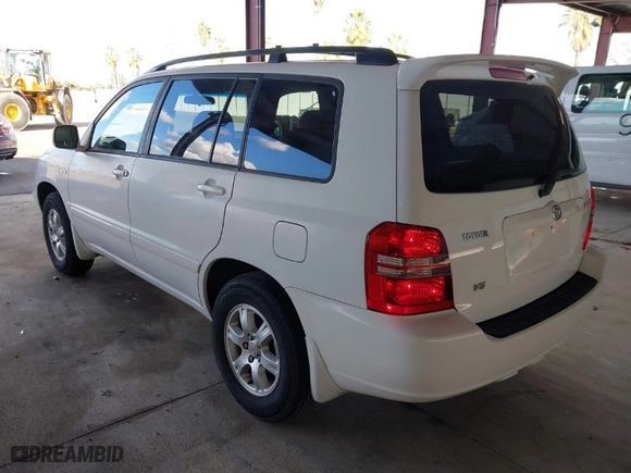 2001 Toyota Highlander with VIN JTEGF21A410022192, listed as a IAAI auction lot 41536750 with 243,401 mi miles. Bid and sale history available at carsss.com. Image 3.