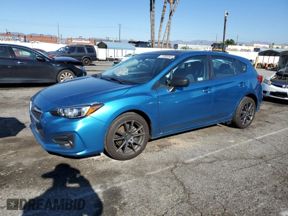 2018 Subaru Impreza with VIN 4S3GTAA64J3750614, listed as a Copart auction lot 71300392 with 0 mi miles. Bid and sale history available at carsss.com. Image 1.