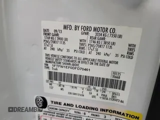 2013 Ford F-150 XL with VIN 1FTFW1EF0DFD70461, listed as a IAAI auction lot 42829299 with 143,538 mi miles and . Bid and sale history available at DreamBid. Image 25.