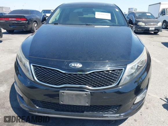 2014 Kia Optima LX with VIN 5XXGM4A74EG291937, listed as a IAAI auction lot 41984281 with 87,378 mi miles. Bid and sale history available at carsss.com. Image 6.