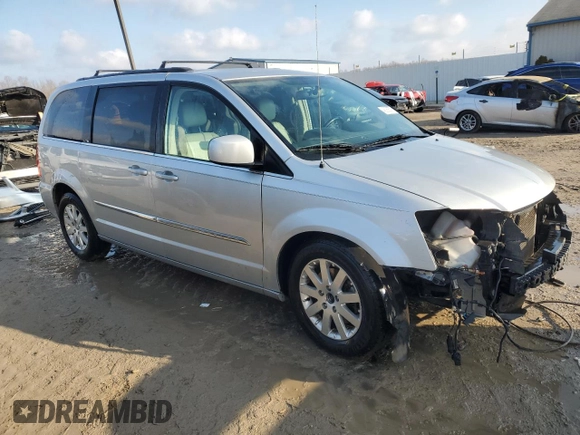 2012 Chrysler Town & Country Touring with VIN 2C4RC1BG8CR186265, listed as a Copart auction lot 46368575 with 194,259 mi miles and Salvage Title. Bid and sale history available at DreamBid. Image 4.