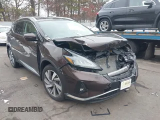 2019 Nissan Murano S with VIN 5N1AZ2MS6KN119657, listed as a IAAI auction lot 41496133 with 54,916 mi miles. Bid and sale history available at carsss.com. Image 1.