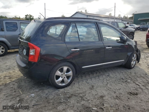 2007 Kia Rondo EX with VIN KNAFG526977118504, listed as a Copart auction lot 74013034 with 95,620 mi miles and Salvage Title. Bid and sale history available at carsss.com. Image 3.