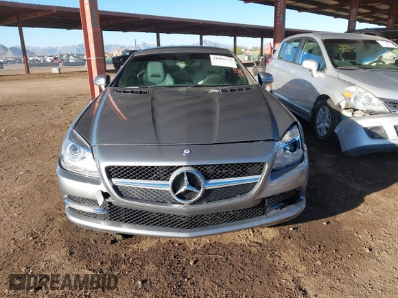2013 Mercedes-Benz SLK-Class SLK 250 with VIN WDDPK4HA9DF058128, listed as a IAAI auction lot 41809272 with 76,860 mi miles. Bid and sale history available at carsss.com. Image 12.