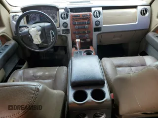 2009 Ford F-150 XL with VIN 1FTPW14V69FB18458, listed as a Copart auction lot 55684195 with 338,034 mi miles and Salvage title. Bid and sale history available at DreamBid. Image 8.