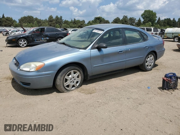 2007 Ford Taurus SE with VIN 1FAFP53UX7A141797, listed as a Copart auction lot 60745515 with Not provided miles and Non repairable. Bid and sale history available at DreamBid. Image 1.