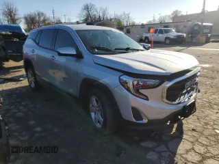 2018 GMC Terrain SLE with VIN 3GKALMEV4JL356631, listed as a Copart auction lot 83968864 with 0 mi miles and Salvage Title. Bid and sale history available at carsss.com. Image 4.