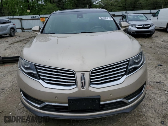 2017 Lincoln MKX Reserve с VIN 2LMPJ8LP3HBL29739, выставлен на аукционе Copart как лот 56948415 с пробегом 24 369 миль миль и Списание • Salvage title. История ставок и продаж доступна на DreamBid. Изображение 5.