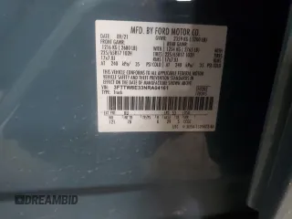 2022 Ford Maverick XL with VIN 3FTTW8E33NRA04161, listed as a Copart auction lot 45124075 with Not Provided miles and Salvage Title. Bid and sale history available at DreamBid. Image 14.
