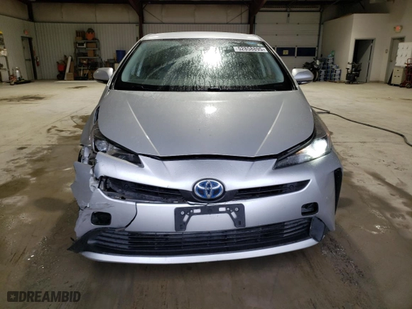 2019 Toyota Prius L Eco with VIN JTDKARFU6K3088882, listed as a Copart auction lot 52858895 with 40,442 mi miles and Salvage Title. Bid and sale history available at carsss.com. Image 5.