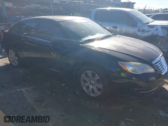 2012 Chrysler 200 Touring with VIN 1C3CCBBB7CN158328, listed as a IAAI auction lot 41732281 with 216,419 mi miles. Bid and sale history available at carsss.com. Image 1.