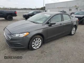 2017 Ford Fusion S with VIN 3FA6P0G71HR159328, listed as a Copart auction lot 51600035 with 97,904 mi miles and Salvage Title. Bid and sale history available at DreamBid. Image 1.