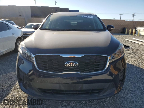2020 Kia Sorento LX V6 with VIN 5XYPG4A52LG618186, listed as a Copart auction lot 46316725 with 52,503 mi miles and Salvage Title. Bid and sale history available at carsss.com. Image 5.