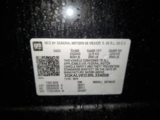 2024 GMC Terrain SLT with VIN 3GKALVEG3RL334008, listed as a Copart auction lot 61628685 with 21,573 mi miles and Clean title. Bid and sale history available at DreamBid. Image 13.