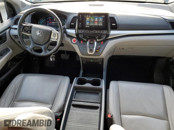 2019 Honda Odyssey EX-L with VIN 5FNRL6H78KB077870, listed as a Copart auction lot 45572505 with 88,417 mi miles and Salvage Title. Bid and sale history available at carsss.com. Image 8.