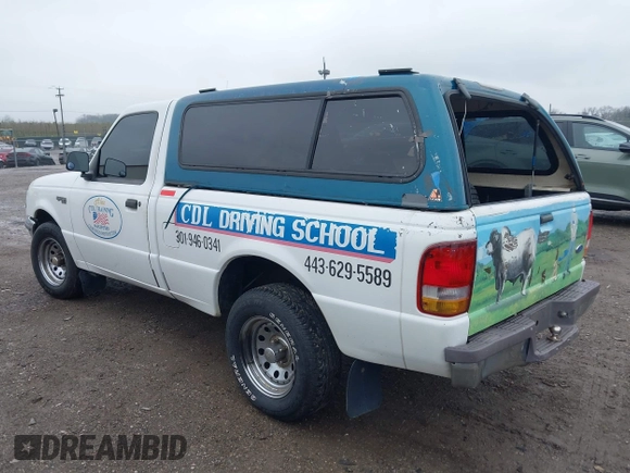 1997 Ford Ranger XLT with VIN 1FTCR10A3VTA48499, listed as a IAAI auction lot 41974081 with 150,447 mi miles. Bid and sale history available at carsss.com. Image 3.