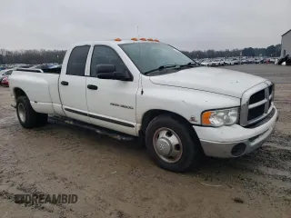 2005 Dodge Ram 3500 SLT with VIN 3D7MR48C35G708250, listed as a Copart auction lot 86109734 with 348,069 mi miles and Salvage Title. Bid and sale history available at carsss.com. Image 4.