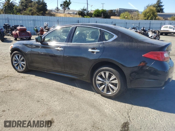 2012 Infiniti M37 with VIN JN1BY1AP5CM330588, listed as a Copart auction lot 70862854 with 112,427 mi miles and Salvage Title. Bid and sale history available at carsss.com. Image 2.