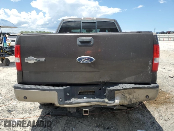 2006 Ford F-150 XLT with VIN 1FTPW14V06KC21359, listed as a Copart auction lot 62238015 with 281,038 mi miles and Salvage title. Bid and sale history available at DreamBid. Image 6.