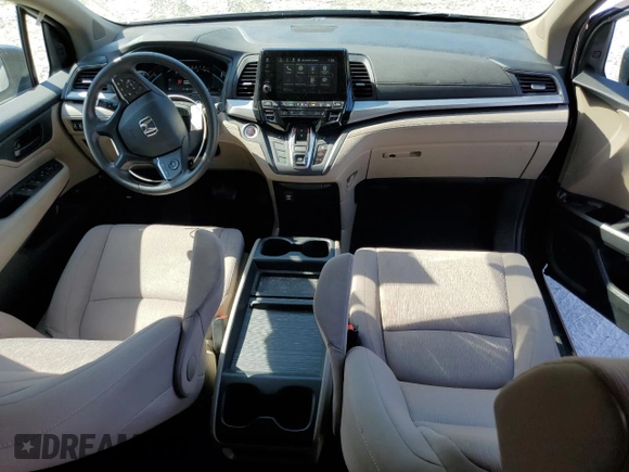 2019 Honda Odyssey EX with VIN 5FNRL6H58KB052482, listed as a Copart auction lot 42491615 with 57,229 mi miles and Salvage Title. Bid and sale history available at carsss.com. Image 8.