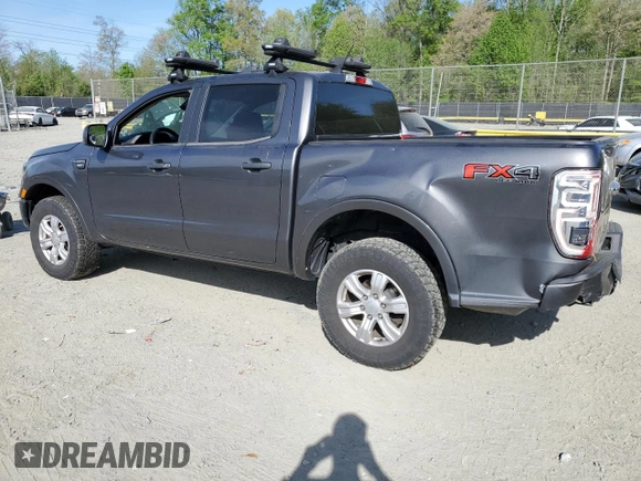 2019 Ford Ranger XL with VIN 1FTER4FH6KLA18729, listed as a Copart auction lot 52434595 with 111,792 mi miles and Salvage Title. Bid and sale history available at carsss.com. Image 2.