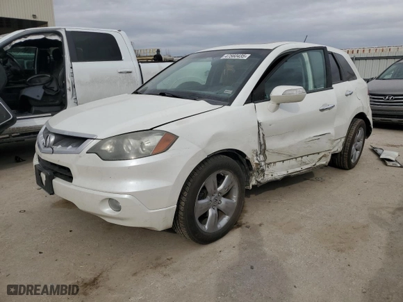 2007 Acura RDX Tech Pkg with VIN 5J8TB18597A013137, listed as a Copart auction lot 47560435 with 168,868 mi miles and Salvage Title. Bid and sale history available at carsss.com. Image 1.