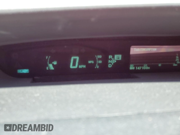 2013 Toyota Prius One with VIN JTDKN3DUXD5647006, listed as a Copart auction lot 54238915 with 147,108 mi miles and Salvage Title. Bid and sale history available at carsss.com. Image 9.