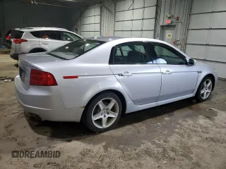 2005 Acura TL with VIN 19UUA66285A010658, listed as a Copart auction lot 47297795 with 182,809 mi miles and Salvage Title. Bid and sale history available at carsss.com. Image 3.
