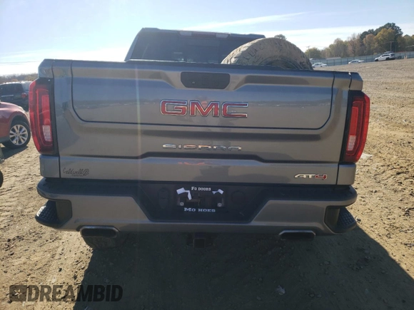 2021 GMC Sierra 1500 AT4 with VIN 3GTP9EED8MG386732, listed as a Copart auction lot 83474844 with 47,778 mi miles and Salvage Title. Bid and sale history available at carsss.com. Image 6.