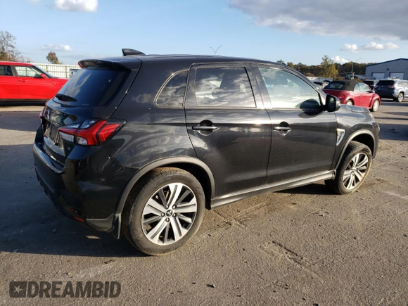 2022 Mitsubishi Outlander Sport ES with VIN JA4ARUAU1NU022246, listed as a Copart auction lot 79216264 with 17,629 mi miles and Salvage Title. Bid and sale history available at carsss.com. Image 3.