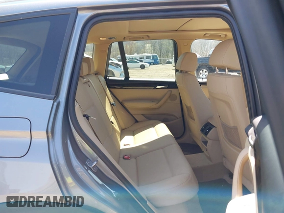 2014 BMW X3 xDrive28i with VIN 5UXWX9C54E0D24997, listed as a IAAI auction lot 42026278 with 94,383 mi miles and . Bid and sale history available at DreamBid. Image 8.