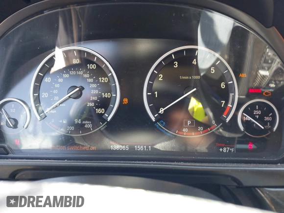 2013 BMW 5 Series 535i with VIN WBAFR7C56DC826143, listed as a IAAI auction lot 41970752 with 138,065 mi miles and . Bid and sale history available at DreamBid. Image 7.