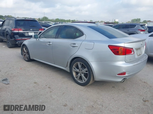 2010 Lexus IS 250 with VIN JTHBF5C21A5124993, listed as a IAAI auction lot 42158931 with 237,934 mi miles. Bid and sale history available at carsss.com. Image 3.