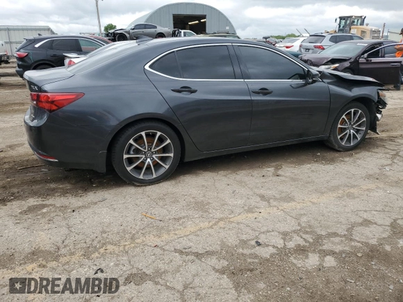 2016 Acura TLX Advance with VIN 19UUB3F74GA000641, listed as a Copart auction lot 55350555 with 135,221 mi miles and Salvage title. Bid and sale history available at DreamBid. Image 3.