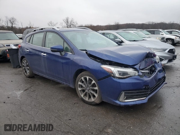 2022 Subaru Impreza Limited with VIN 4S3GTAU66N3711119, listed as a Copart auction lot 80557454 with 52,186 mi miles and Salvage Title. Bid and sale history available at DreamBid. Image 4.