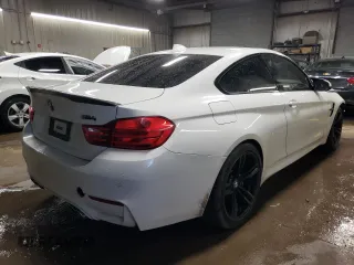 2015 BMW M4 with VIN WBS3R9C58FK330134, listed as a Copart auction lot 47553674 with 23,293 mi miles. Bid and sale history available at carsss.com. Image 3.