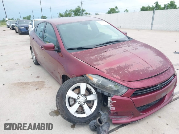 2015 Dodge Dart SXT with VIN 1C3CDFBB2FD299922, listed as a IAAI auction lot 42486672 with 166,612 mi miles and . Bid and sale history available at DreamBid. Image 6.