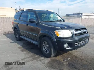 2006 Toyota Sequoia Limited with VIN 5TDZT38A86S275540, listed as a IAAI auction lot 41489224 with 224,278 mi miles and . Bid and sale history available at DreamBid. Image 1.
