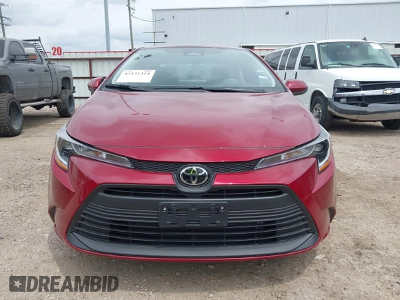 2025 Toyota Corolla LE with VIN 5YFB4MDE6SP256565, listed as a IAAI auction lot 42131314 with 4,091 mi miles. Bid and sale history available at carsss.com. Image 12.