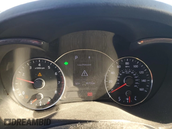 2018 Kia Forte LX with VIN 3KPFL4A79JE238992, listed as a Copart auction lot 44138575 with 95,700 mi miles and Salvage Title. Bid and sale history available at carsss.com. Image 9.