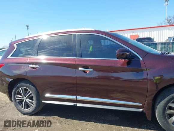 2013 Infiniti JX35 z VIN 5N1AL0MM4DC345105, wystawiony jako IAAI lot #41741937 z przebiegiem 76 332 mil mil oraz . Historia ofert i sprzedaży dostępna na DreamBid. Obrazek 13.