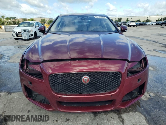 2016 Jaguar XF 35t Premium with VIN SAJBD4BV9GCY11710, listed as a Copart auction lot 66193324 with 36,460 mi miles and Salvage Title. Bid and sale history available at carsss.com. Image 5.