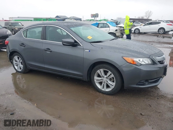 2014 Acura ILX Hybrid Technology z VIN 19VDE3F75EE300312, wystawiony jako IAAI lot #41608572 z przebiegiem 126 974 mil mil oraz . Historia ofert i sprzedaży dostępna na DreamBid. Obrazek 1.