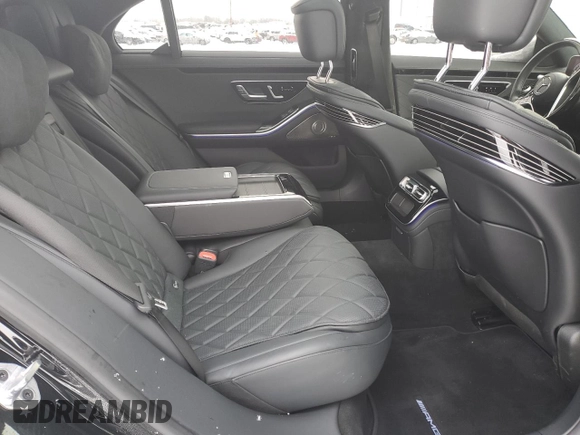 2021 Mercedes-Benz S 580 z VIN W1K6G7GB1MA042303, wystawiony jako Copart lot #45225205 z przebiegiem 25 028 mil mil oraz Czysty tytuł • Clean title. Historia ofert i sprzedaży dostępna na DreamBid. Obrazek 10.